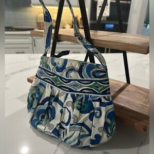 Vera Bradley mini bag, Mediterranean White pattern (retired)